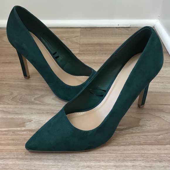 hunter green heels